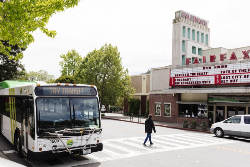 Downtown Fairfax - Gillig Hybrid